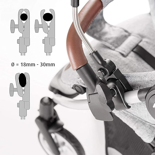 ZAMBOO umbrelă de protecție pentru cărucior diametru 73 cm raze UV