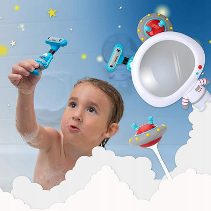 NUBY UFO lusterko z przyssawkami + 2 zabawki do kąpieli