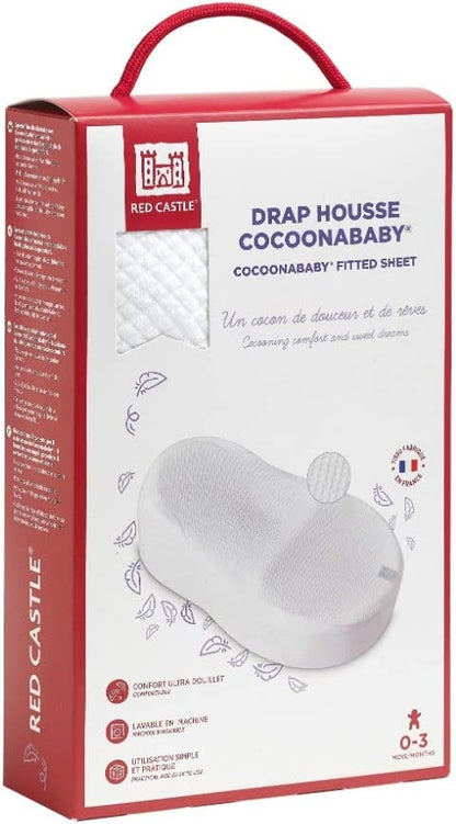 RED CASTLE λευκό σεντόνι για Cocoonababy
