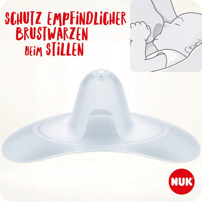 NUK protectores para pezones de lactancia 20mm talla M x2