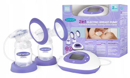 LANSINOH 2 in 1 dual-phase electric breast pump