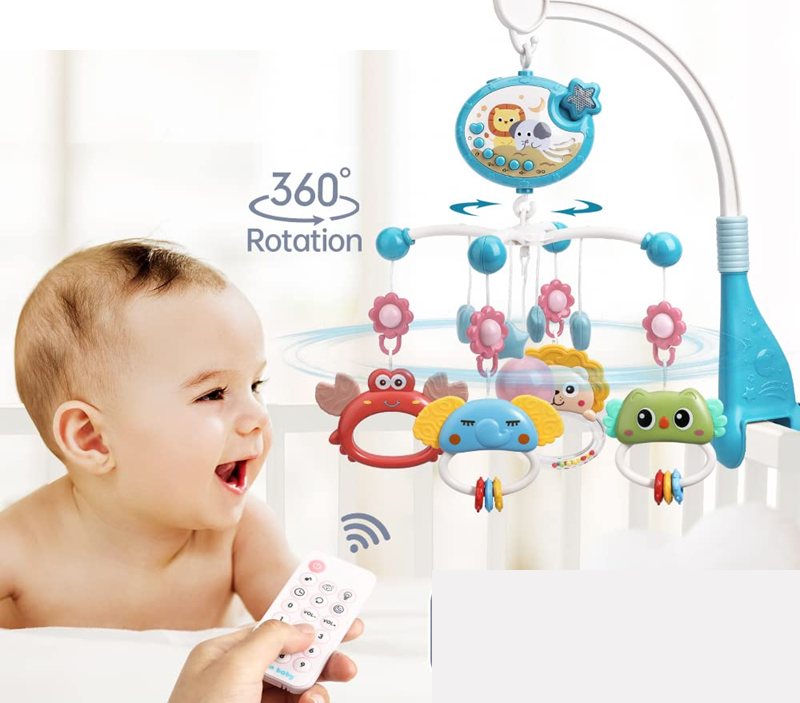 MINI TUDOU carrousel met projector en 150 slaapliedjes + afstandsbediening ENGELSE TAAL