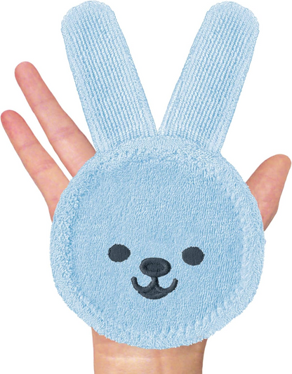 MAM Oral Care Rabbit periuță pentru îngrijirea orală din microfibră 0+