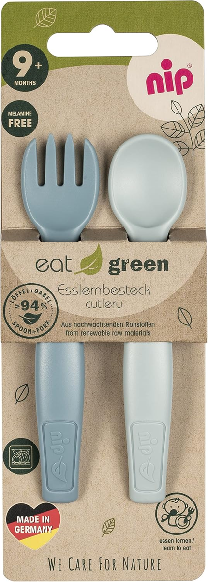 NIP Eat Green set de tacâmuri 9 luni+