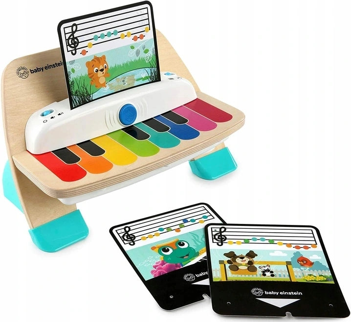 BABY EINSTEIN Hape Magic Touch pianoforte giocattolo tattile in legno 18 x 30 cm