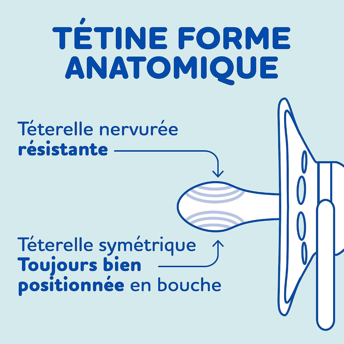 DODIE smoczek uspokajający anatomiczne 18m+ Bébé Ours x3 – zdjęcie produktu 3
