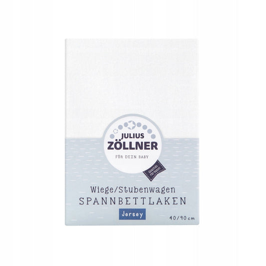 JULIUS ZOLLNER prześcieradło z gumką do kołyski 40x90