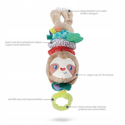 INFANTINOhanger for pram, car seat, cotage 0 +multicolouredmaterials fabric, plasticfree of harmful