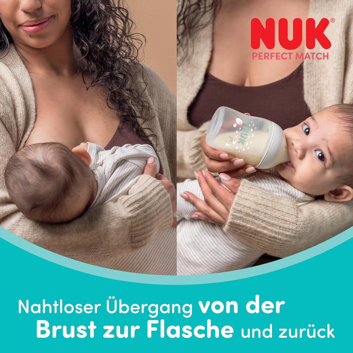 NUK Perfect Match butelki antykolkowe 150 ml x4 3m+ – nowy – zdjęcie 4