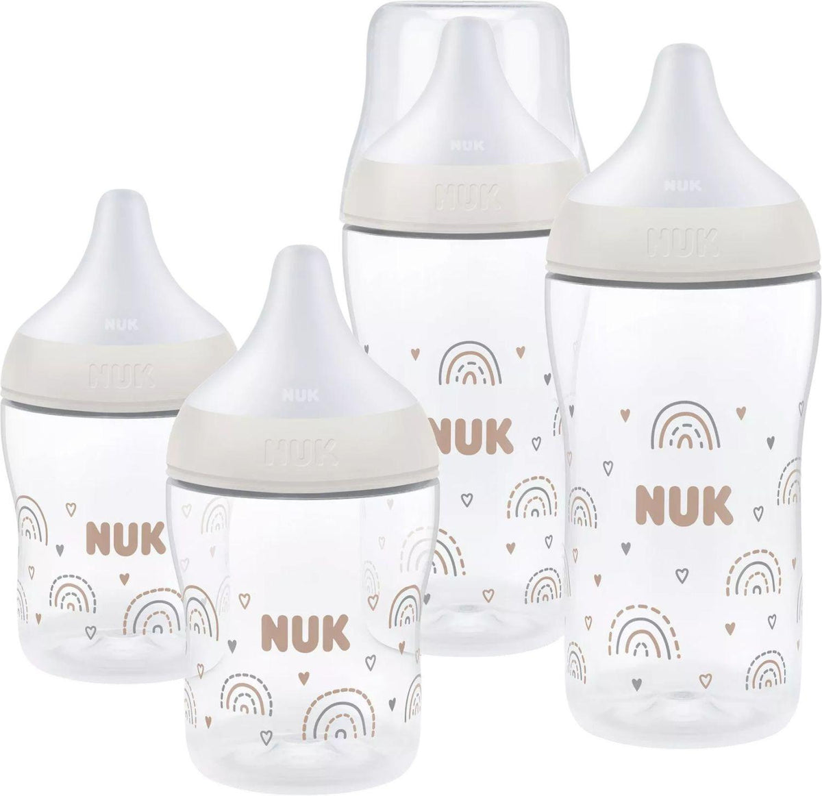 NUK Perfect Match Rainbow štartovacia súprava fliaš 150 / 260 ml 3 m+