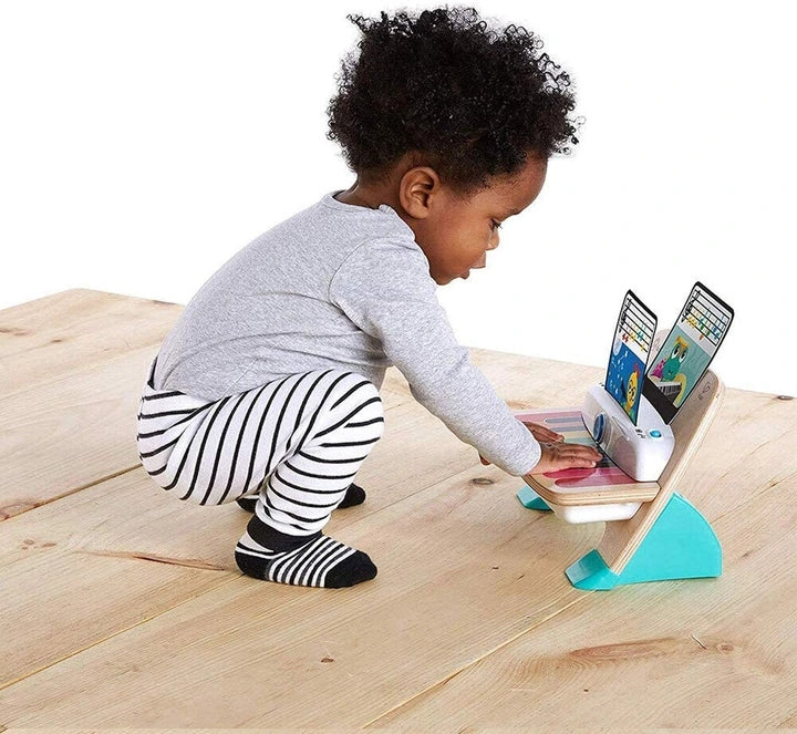 BABY EINSTEIN Hape Magic Touch drewniane pianinko dotykowe 18 x 30 cm – zdjęcie produktu 3