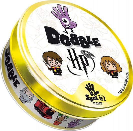 ZYGOMATIC Dobble 55 kart + metalowe pudełko HARRY POTTER