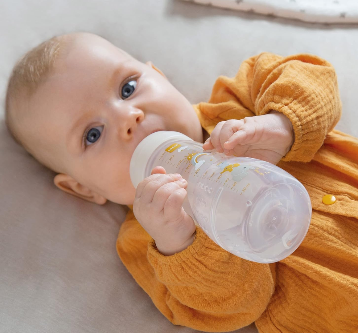 MAM Easy Active zestaw butelek 330 ml 4 m+ smoczek 2 KOSMOS – nowy – zdjęcie 3