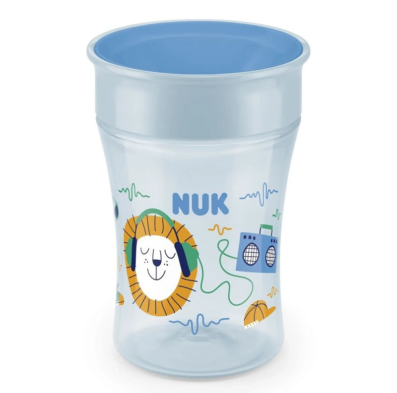 NUK Magic Cup bicchiere antigoccia con beccuccio 360° 230 ml 8 m+