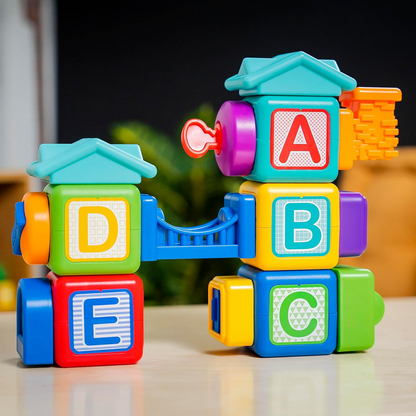 BABY EINSTEIN Connectables Bridge & Learn magnetic blocks