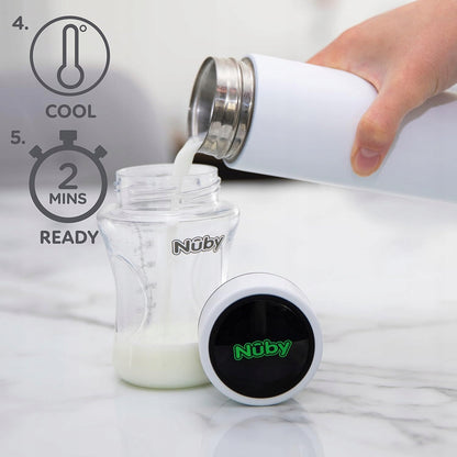NUBY RapidCool termos chłodzący do przygotowywania mleka 240 ml LED – zdjęcie produktu 3