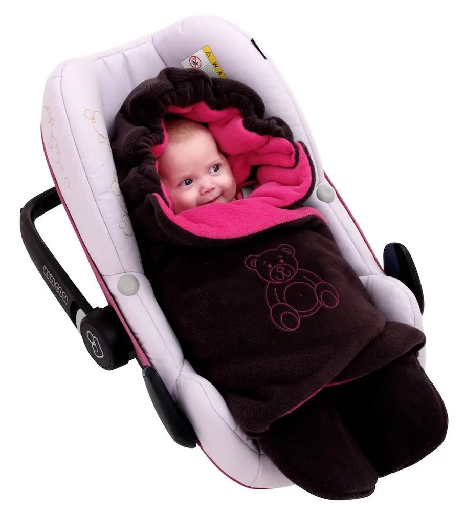 BYBOOM car seat blanket, fleece swaddle blanket