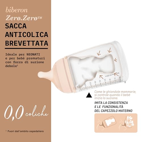 Suavinex Zero Zero biberon anticolica 180 ml S Light