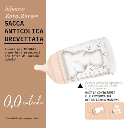 Suavinex Zero Zero biberon anticolica 180 ml S Light