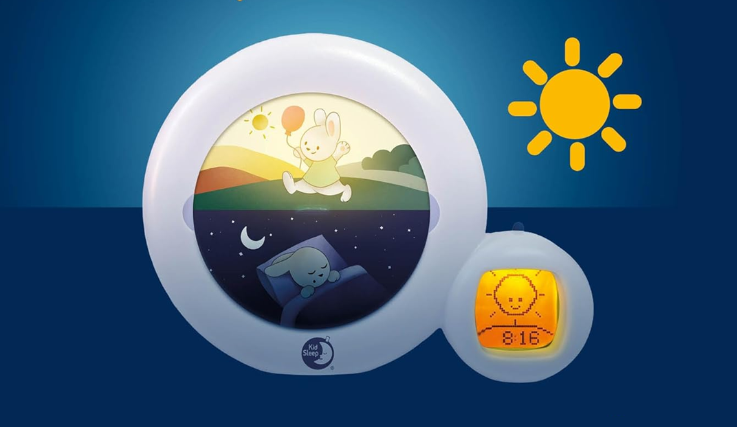 PABOBO Kid'Sleep Moon 3-in-1 wake-up training clock, alarm clock, night light