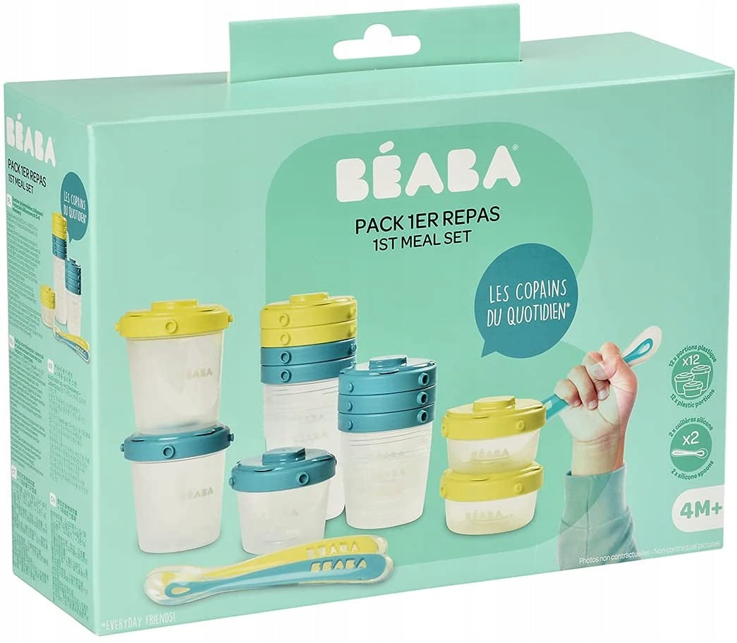 BEABA recipiente CLIP pentru alimente 2x60, 4x120, 6x200