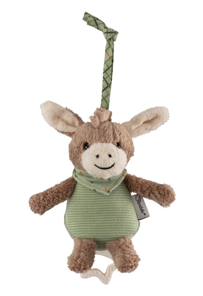 STERNTALER zenélő függődísz „A csend hangja”, EMMILIUS szamár 17 cm