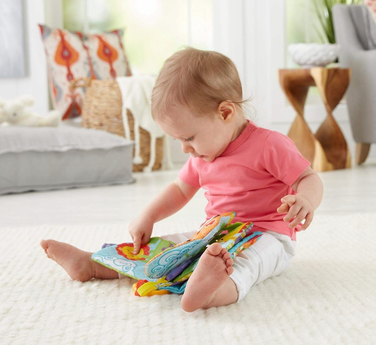 FISHER-PRICE FGJ40 libro sensoriale attivante CIONDOLO