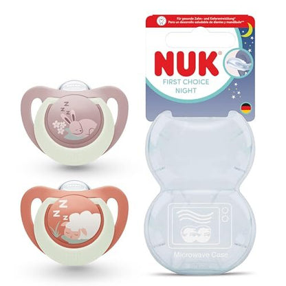 NUK First Choice Night pacifiers 18-36 months