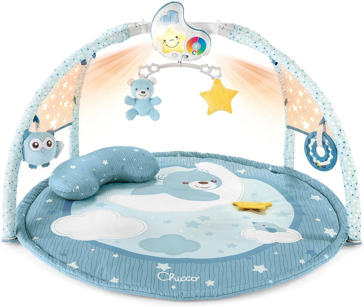 CHICCO Tapis d'éveil Enjoy Colors 3-en-1 + Projecteur