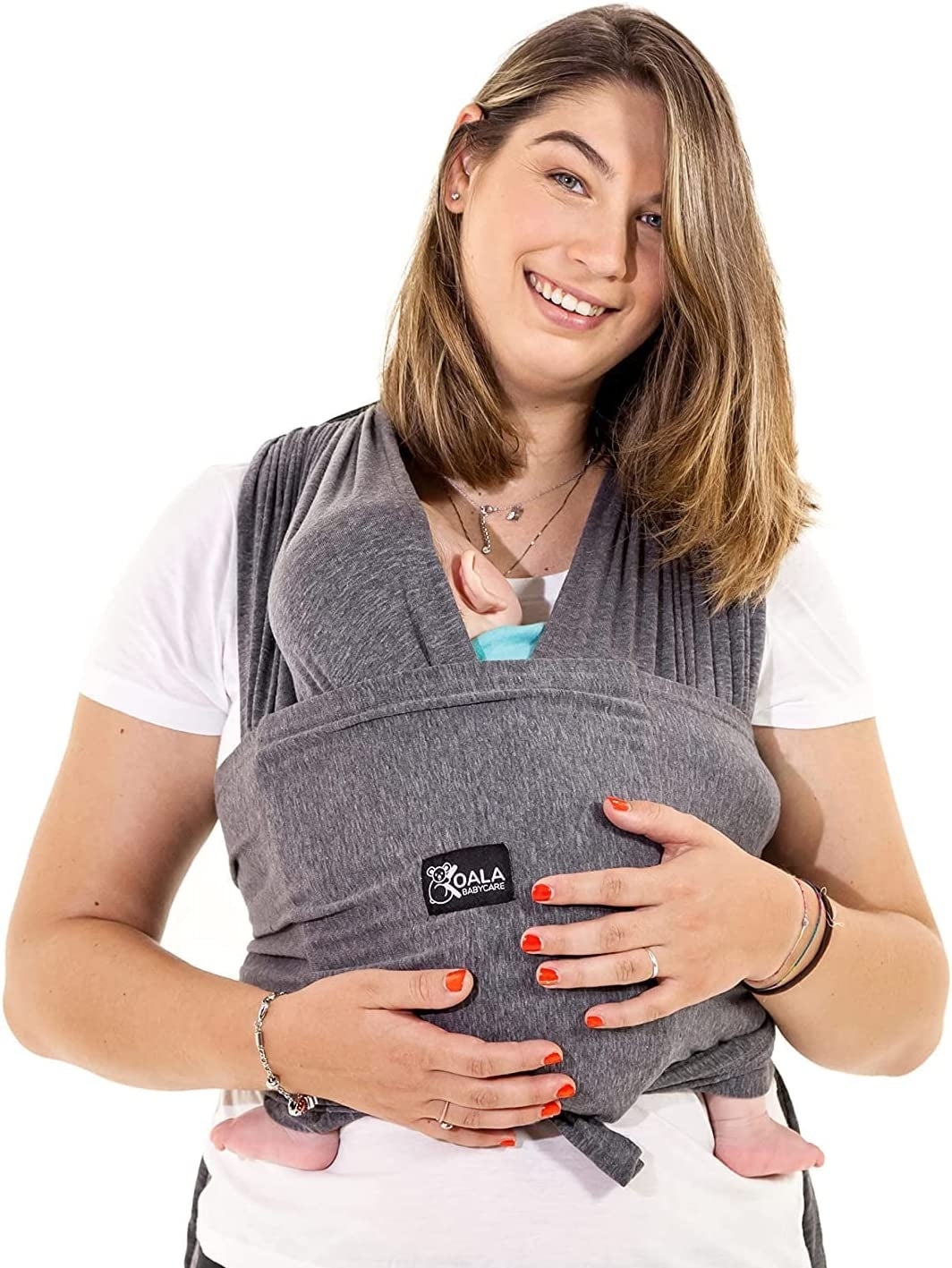 KOALA BABYCARE fular portabebés 2 en 1 para bebés