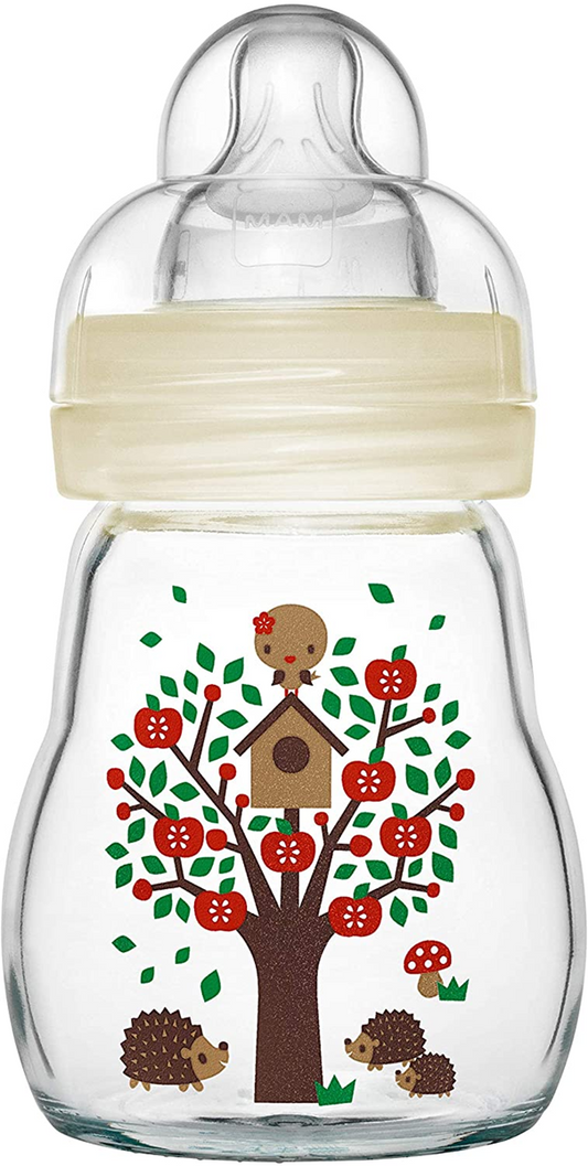 MAM Feel Good sticlă din sticlă 170 ml 0 m+ tetină 1