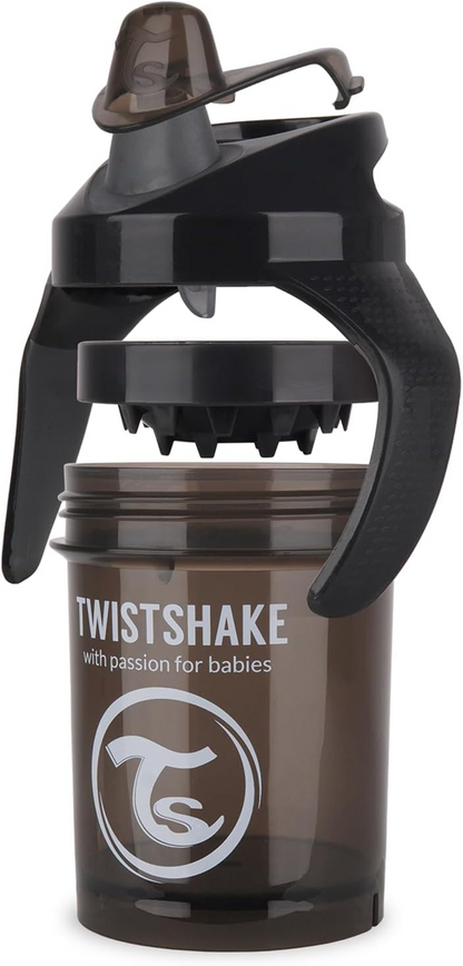 TWISTSHAKE Mini Cup Auslaufsicherer Becher mit Trinkschnabel und Mixer 230 ml 4 m+
