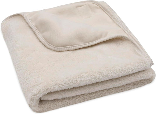 JOLLEIN Basic deka Jersey/Sherpa 75x100 cm Oatmeal