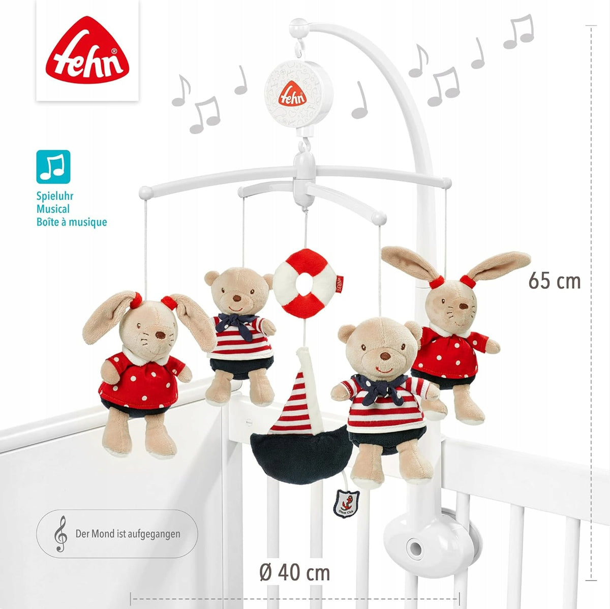 FEHN Ocean Club karuzela do łóżeczka – zdjęcie produktu 3