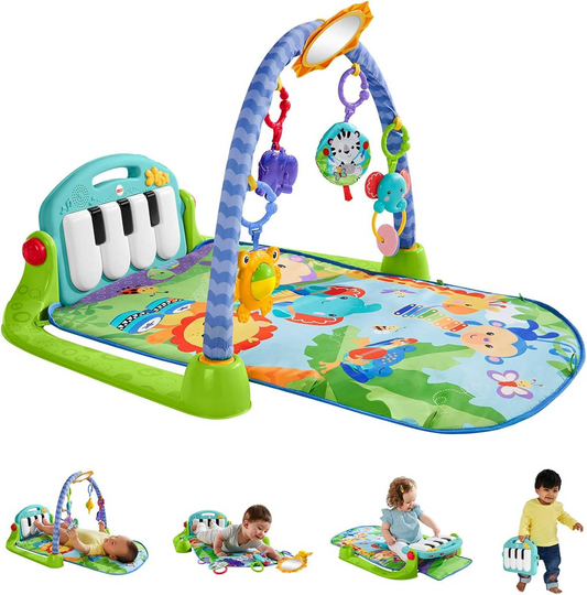 FISHER-PRICE εκπαιδευτικό χαλάκι 3 σε 1 KICK & PLAY Γυμναστήριο Πιάνο