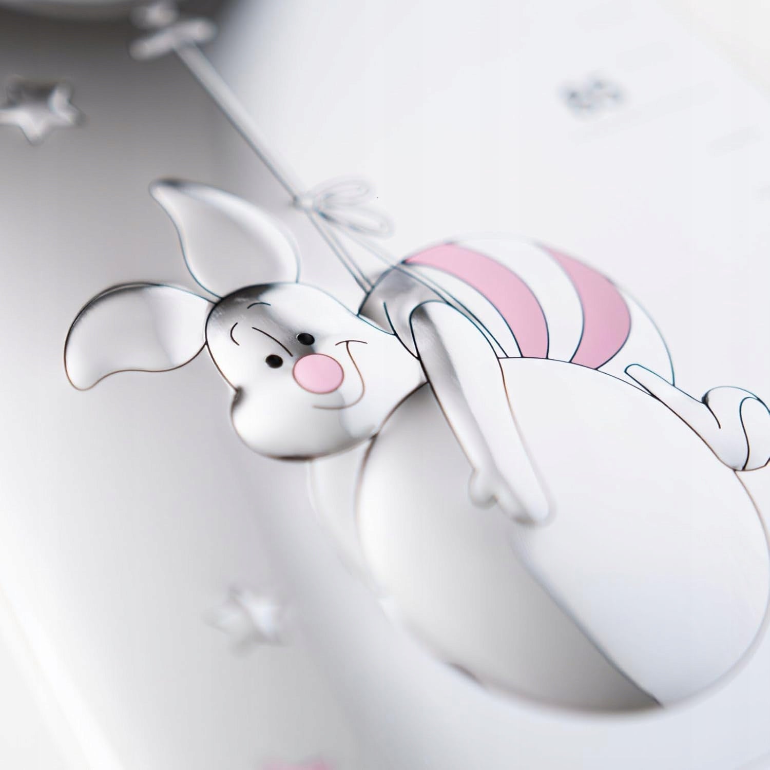 VALENTI Disney Kubuś Puchatek miarka wzrostu ze srebra i drewna 140 cm – zdjęcie produktu 4