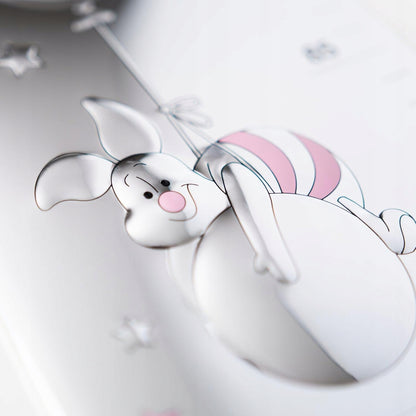 VALENTI Disney Kubuś Puchatek miarka wzrostu ze srebra i drewna 140 cm – zdjęcie produktu 4