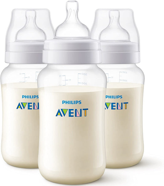 PHILIPS AVENT Anti-colic butelka 330 ml x3, zestaw 3 butelek antykolkowych dla noworodka BPA free