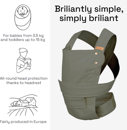 MARSUPI 2.0 marsupio ergonomico XL 3,5 - 15 kg