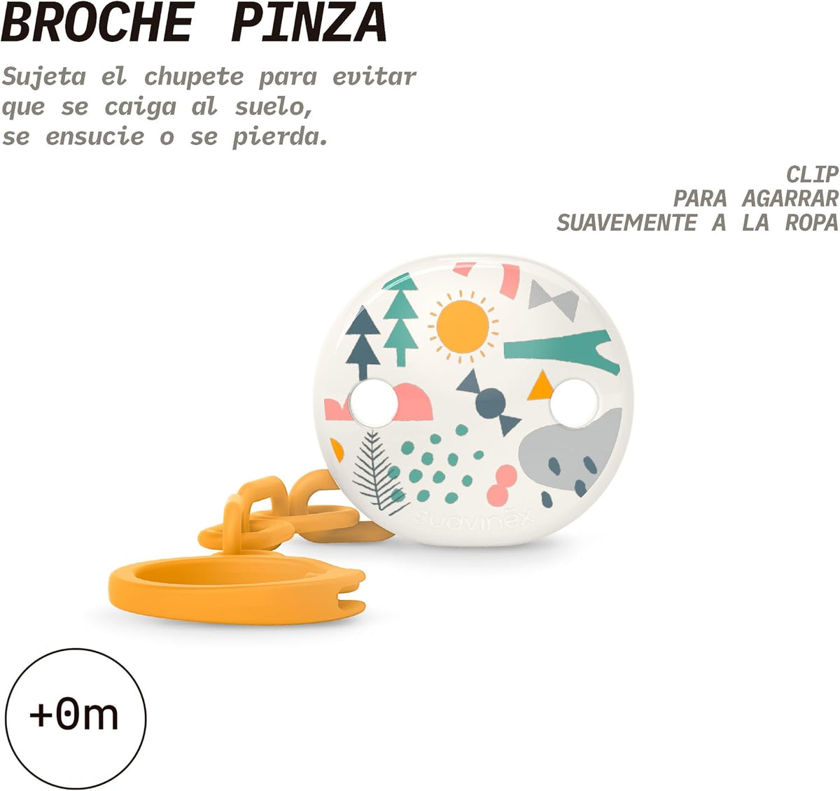 SUAVINEX Dreams zawieszka do smoczka z klipsem 0+ – nowy – zdjęcie 2