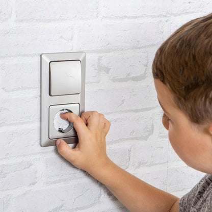 HOFFENBACH zabezpieczenie przed dziećmi do gniazd elektrycznych x1, białe zabezpieczenie gniazdka