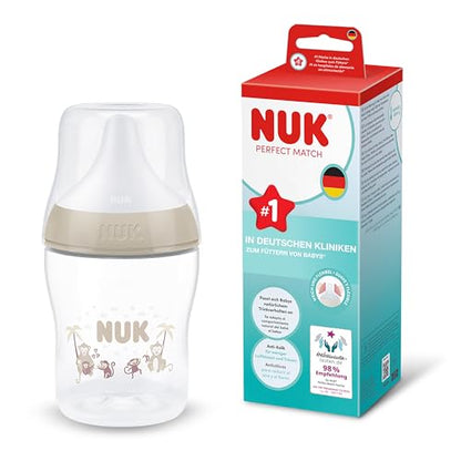 NUK Perfect Match butelka antykolkowa 150 ml od 0 mies. Małpka – zdjęcie produktu 3