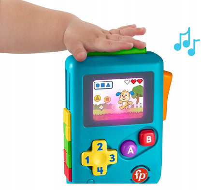 FISHER-PRICE Lil Gamer interaktywna konsola retro J.NIEMIECKI – zdjęcie produktu 4