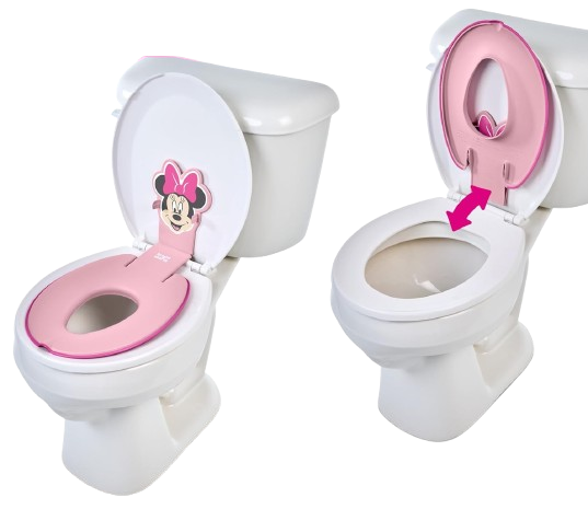 BRIGHT STARTS Flip & Sit nakładka na sedes 18 m+ 23 kg DISNEY MINNIE – zdjęcie 3