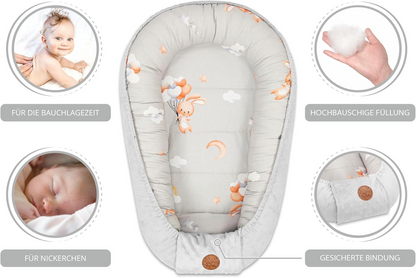 KOKON baby nest 90x50 minky