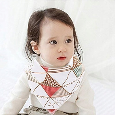 LULU MOON baberos bandana con broche 0-36 meses x8
