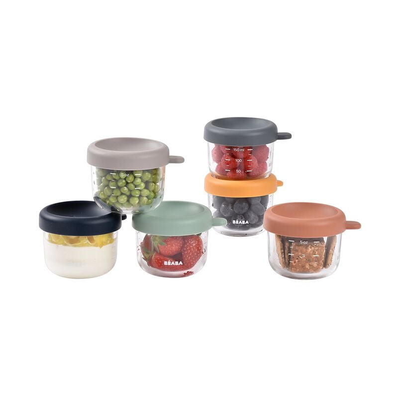 Béaba Sunrise contenitori in vetro per alimenti 150 ml