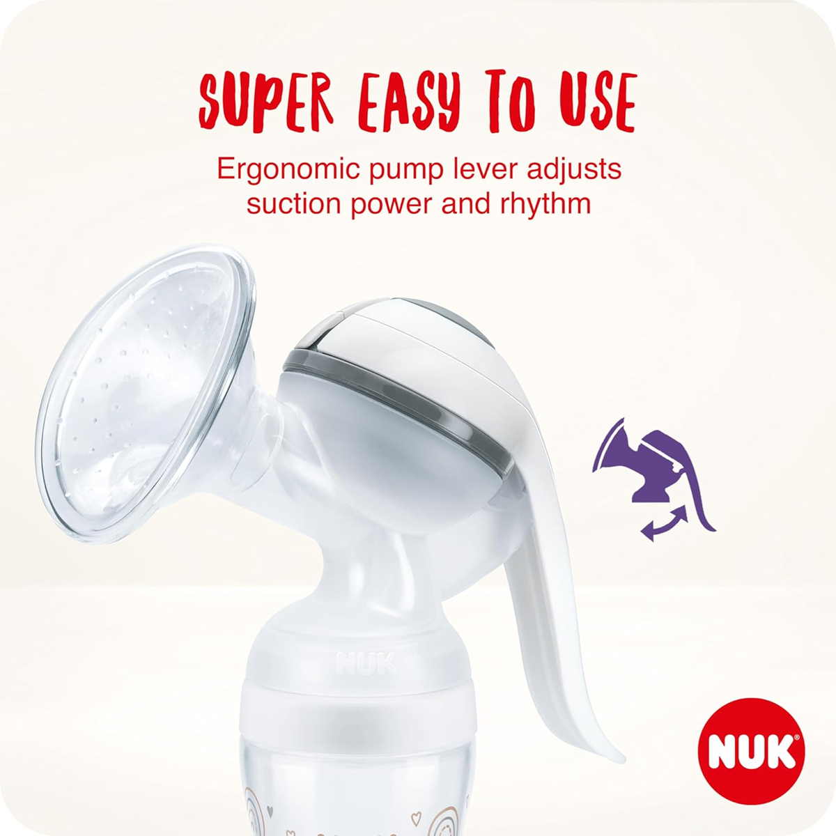 NUK laktator ręczny + butelki Perfect Match 150ml zestaw – zdjęcie produktu 4