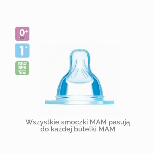 MAM tettarelle per biberon misura 1 SkinSoft 0m+ x2
