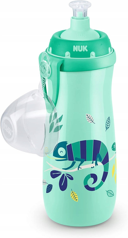 NUK Sports Cup LÁHEV 24 m+ náustek push-pull 450 ml EFEKT CHAMELEONA